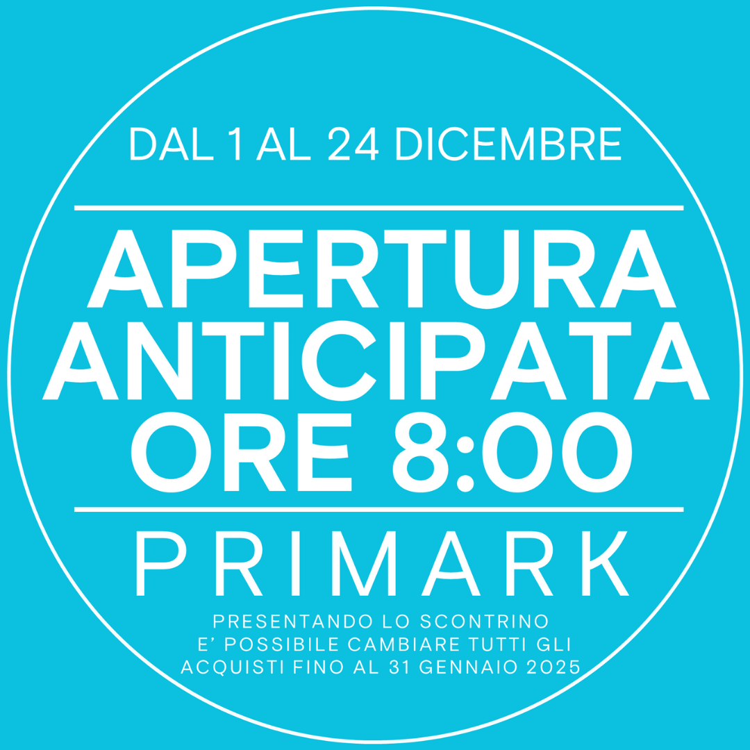 Primark Apertura Anticipata